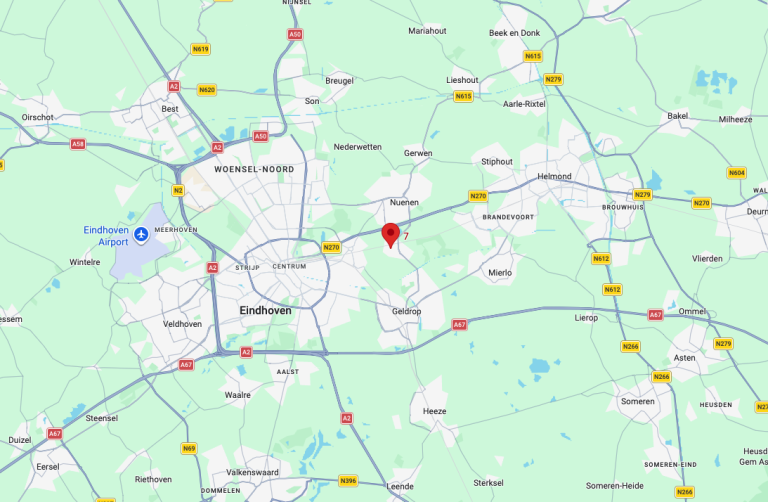 Kaart: Heesbeen in Nuenen